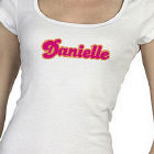 Retro Personalized Ladies Fitted T-Shirt B32871x