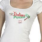 Italian Princess Personalized Ladies Fitted T-Shirt B32878x