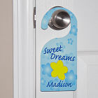 Personalized Sweet Dreams Door Hanger