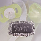 Engraved Silver Pacifier Clip 8539910