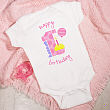 Baby Girl's 1st Birthday Infant Creeper 931412X