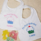 Personalized My First Birthday Baby Bib