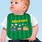 Custom Printed Choo Choo Train Baby Bibs