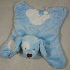 Embroidered Blue Spunky Puppy Baby Blanket