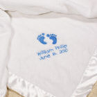 Embroidered Baby Boy Fleece Blanket