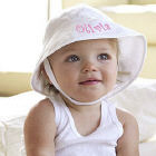 Embroidered Baby Name Sun Hat