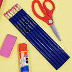 Personalized Blue School Pencils L451913BL