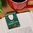 Chalkboard Personalized Teacher Bookmark