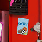 Personalized Sports Fan Locker Magnet