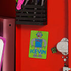 Personalized Robot Locker Magnet