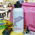 Personalized Dolphin Water Bottle
