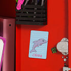 Personalized Dolphin Locker Magnet