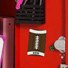 Personalized Football Locker Magnet