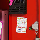 Personalized Name Locker Magnet - A is for...Design U81632