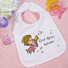 God Bless Baby Girl Bib