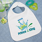 Prince of the King Personalized Baby Bib