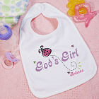God's Girl Personalized Baby Bib