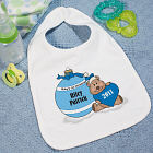 Baby's First Blue Ornament Baby Bib