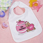 Baby's First Pink Ornament Baby Bib
