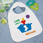 Look Who's Primary Baby Bib