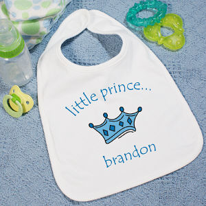 Little Prince Personalized Baby Bib Little Prince Personalized Baby Bib