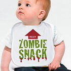 Personalized Zombie Snack Baby Bib
