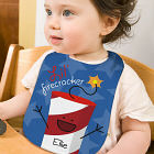 Personalized Lil' Firecracker Baby Bib