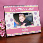 Personalized 1st Birthday Printed Picture Frame