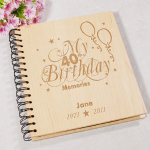 40th Birthday Memories Photo Album