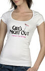 Personalized Girls Night Out Ladies Fitted T-Shirt B33968X