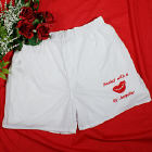 Embroidered Sealed With A Kiss Boxer Shorts 963212X