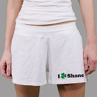 I Love You - Ladies Personalized St. Patrick's Day Shorts