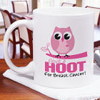 Give a Hoot Breast Cancer Mug