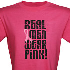 Real Men Wear Pink - Breast Cancer Awareness T-Shirt 33670x