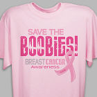 Save The Boobies Breast Cancer Awareness T-Shirt 33672x