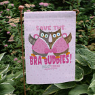 Save the Bra Buddies Breast Cancer Awareness Garden Flag 83052342