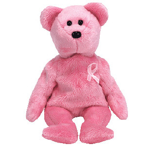 Breast Cancer Awareness Teddy Bear "Support ?Ty Inc. 8" Beanie Babies