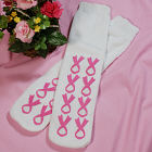 Breast Cancer Pink Ribbon Slipper Socks NP0018-Socks
