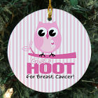 Give a Hoot Breast Cancer Awareness Ornament