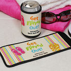 Personalized Get Flipped Out Can Wrap Koozie 343319