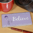 Believe - Cancer Awareness Personalized Checkbook Cover