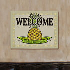 Personalized Pineapple Welcome Wall Canvas 912084X