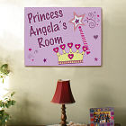 Personalized Princess Wall Canvas 912923X