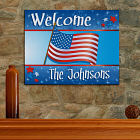 Personalized Fourth of July Wall Canvas