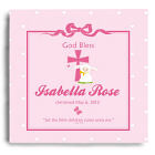 Personalized God Bless Christening Wall Canvas 9133554