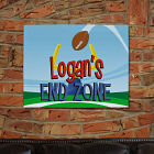 Personalized Football Wall Canvas