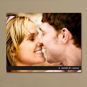 Personalized Couples Photo Wall Canvas