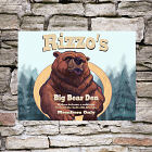 Personalized Big Bear Den Wall Canvas 914038X