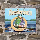 Personalized Big Bass Lodge Wall Canvas 914040X