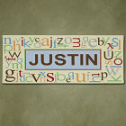 Personalized Alphabet Name Wall Canvas 9152893